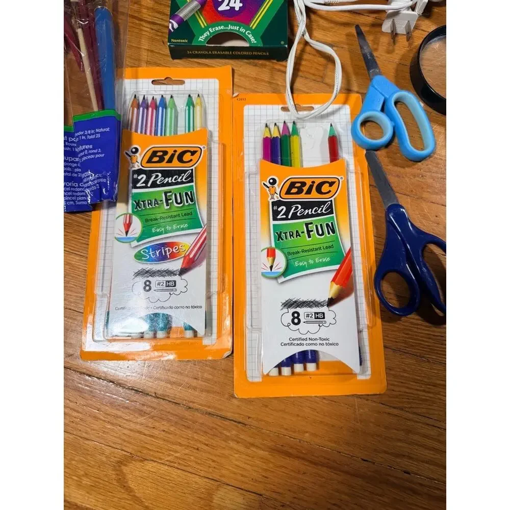 Large Kids Art Supplies Bundle – Crayola, Paints, Pencils, Markers, Glue Gun, Sc